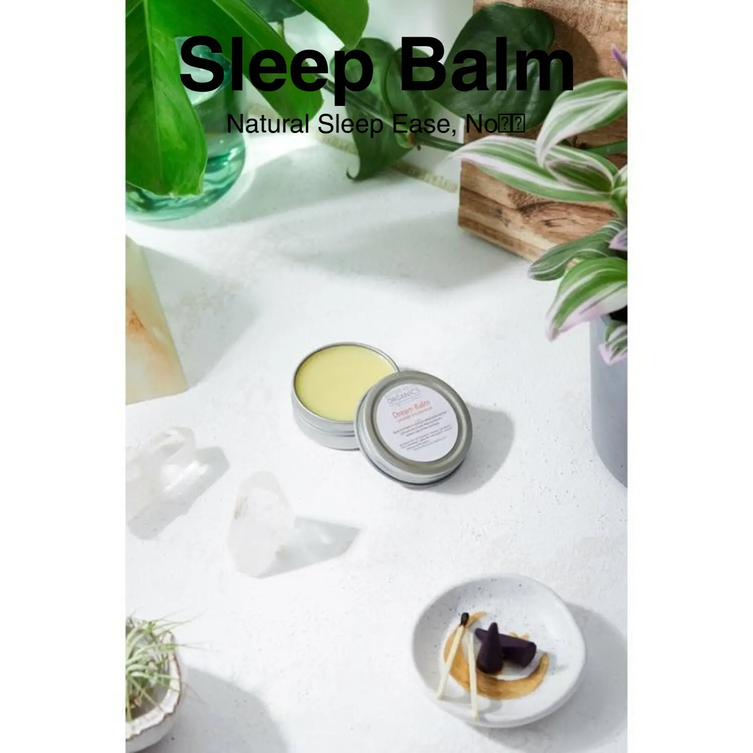 Butter Me Up Organics Sleep Balm Aromatherapy Natural Sleep Ease No22 with Olive Oil Shea Butter Beeswax Cedarwood EO Lavender EO Jojoba Oil Chamomile Absolute - Healthcare, Fitness