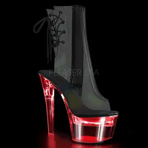 7 Inch Heel FLASHDANCE-1018C-7 Clear