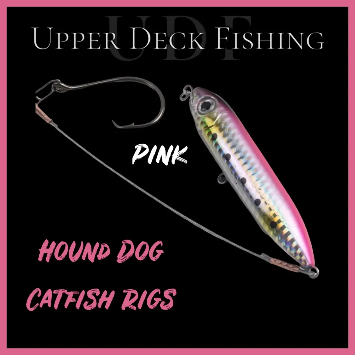 Premium Hound Dog Catfish Rigs with 3-Way Swivels