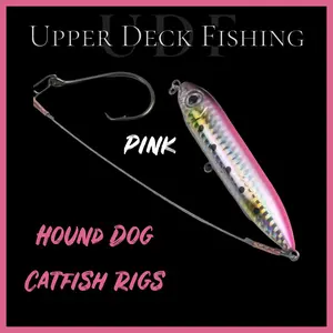 Premium Hound Dog Catfish Rigs with 3-Way Swivels