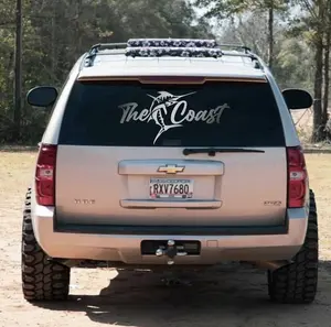 The Coast Truck Club Decal - The Coast Design for Trucks & Cars - Marlin Design - Durable 12" or 24" Banner Decal - Quality Decal