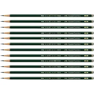 Pencils, 9000 Graphite art 2B pencils for drawing, sketching - 12 Artist pencils