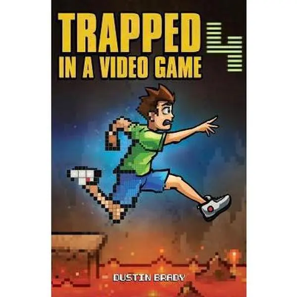 USED Book - Trapped in a Video Game by Dustin Brady (Paperback) - english