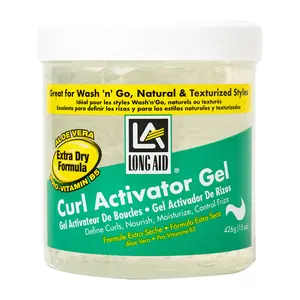 Ampro Long-Aid Activator Gel, Extra Dry - 15 oz Hair Gel
