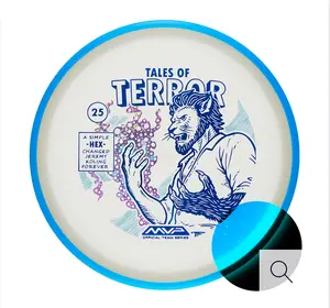 MVP GLOW HEX - DoubleRam Design with Jeremy Koling's Lionheart Nickname Eclipse Plastic Glow & Particles Straight-Flying Midrange Versatile Disc