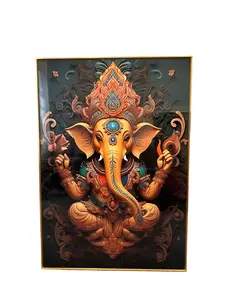 Sage Ganesh Procelain wall art