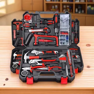 Multifunctional Home Tool Set, Portable Tool Box, Professional Grade Tool Combination, Engineering Plastic Storage Box Emergency Repair Tool Kit