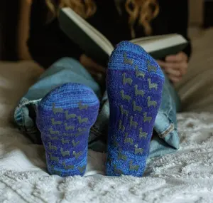 Alpaca 1/4 Crew Slipper Socks