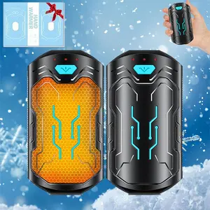 Portable Electric Hand Warmer, Rechargeable Mini 2-in-1 Hand Warmer, Pocket Electric Hand Warmer with 3 Heating Modes for Outdoor, Hunting, Camping