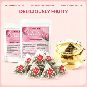 Real White Peach and Oolong Tea, 60 Individually Wrapped Bags. No Artificial Flavors or Additives. Just Clean Ingredients with Real White Peach Slices and Premium Roasted Oolong. Lightly Sweet, Smooth, and Refreshing Anytime. Perfect Hot or Iced.