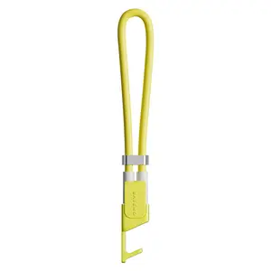 3-in-1 Mobile Phone Lanyard Charging Cable PD 65W Braided Fast Charger Cord For Huawei iPhone 15