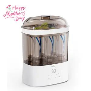 Bear Bottle Sterilizer and Dryer, mothersdaygift 2 Layers Large Electric Steam Baby Bottle Sterilizer, Fast Bottle Sanitizer and Dryer for All Bottles & Accessories, Time-Saving Design Bear Bottle Sterilizer and Dryer, mothersdaygift 2 Layers Large Electric Steam Baby Bottle Sterilizer, Fast Bottle Sanitizer and Dryer for All Bottles & Accessories, Time-Saving Design