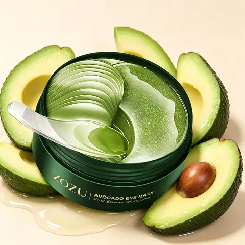 【DealsForYouDays】【fathersdaygift】【summerwins】Avocado Moisturizing Eye Patches Regular Ed. - Eyes & Face Dark Circle Care, Hydrates Skin, Relieves Puffiness, Reduces Stress, Rejuvenates Skin