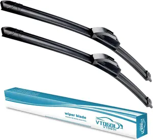 OEM Quality ''+'' Windshield Wiper Blades,Premium AllSeasons JHook Replacement Wiper Blades ( Pack)
