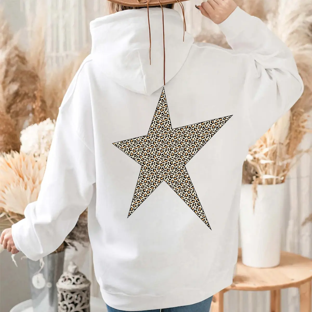 Oversized Fit Hoodie L Off White