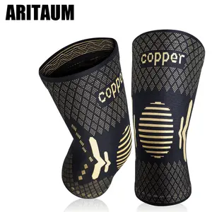 wrap brace double couple side stabilizer Copper ion sports knee brace with circular compression, basketball shock-absorbing protector, suitable for and mountaineering, breathable knee advanced support athlete cycling