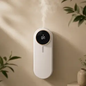 Waterless Oil Diffuser - 40ml, Cordless Portable Charging, Wall-Mounted & Desk-Mounted Dual-Purpose, 12+ Hours Runtime, Suitable for Bedrooms & Offices