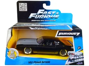 Letty's Plymouth Barracuda Fast & Furious 7" Movie 1/32 Diecast Model Car by Jada "