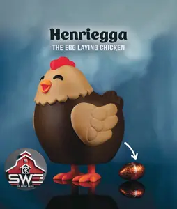 Henrietta PopEgg - Egg Laying Chicken Candy Dispenser with Surprise Egg Capsule