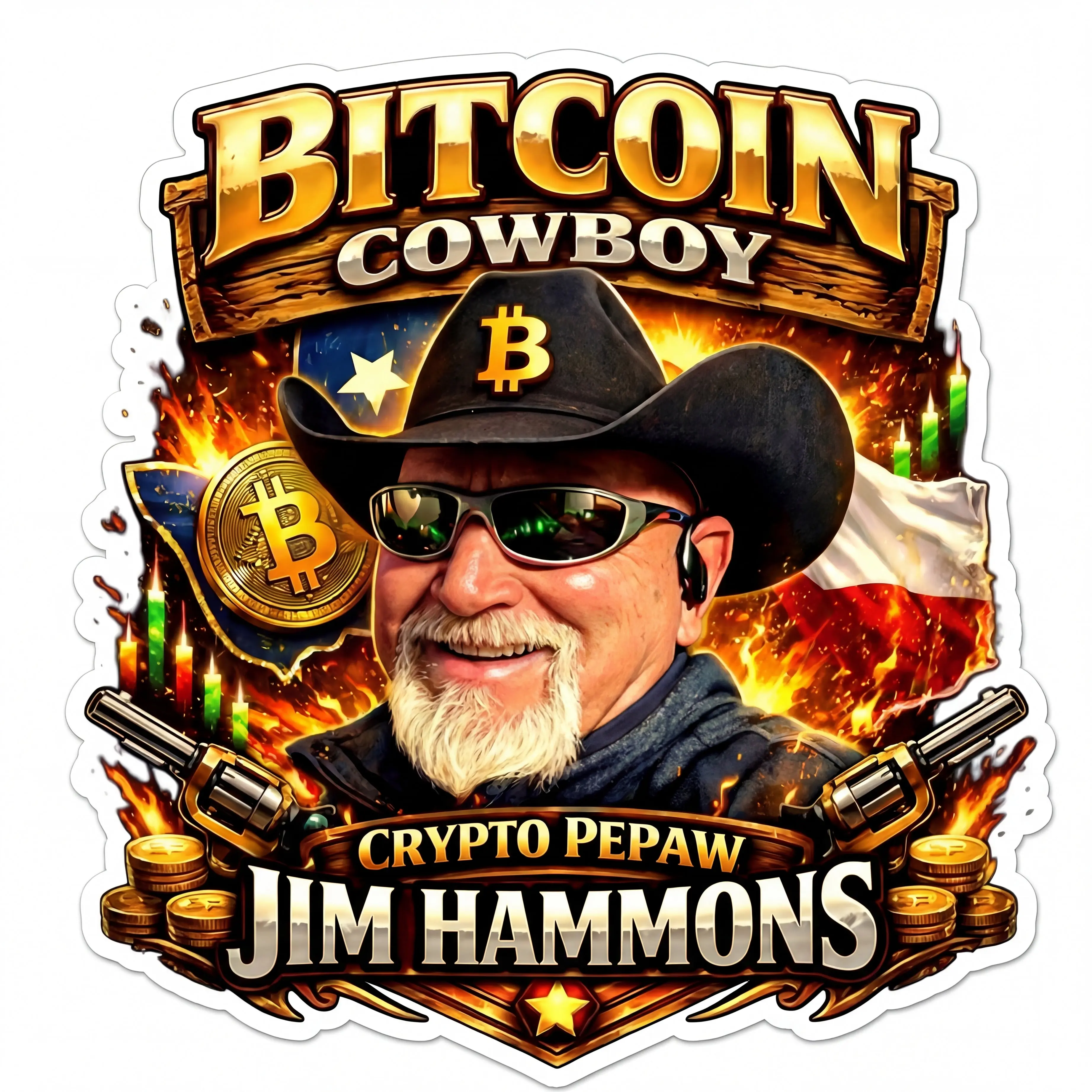 Jim Hammons PePaw Helmet Window or Helmet Decal Jim Hammons PePaw Helmet Window or Helmet Decal