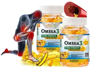 Omega 3 XL Energy Strength 240 Softgels Fatty Acids Vitamins Cholesterol EPA DHA  for Energy Boost & Cholesterol Management