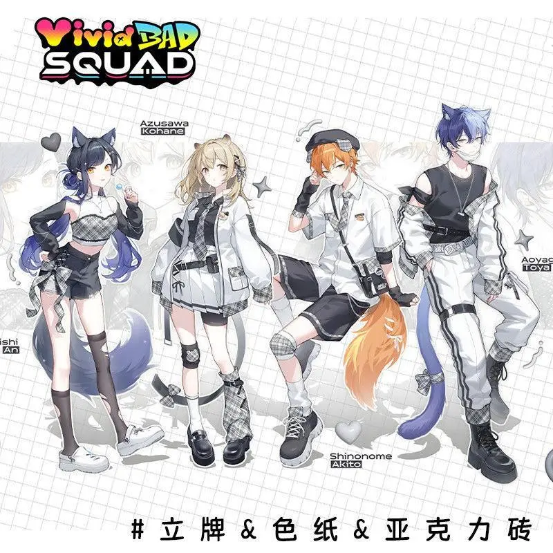 Project Sekai Shinonome Akito Aoyagi Toya Shiraishi An Azusawa Kohane Acrylic Stand Model Figure Desk Display Standing Exhibit