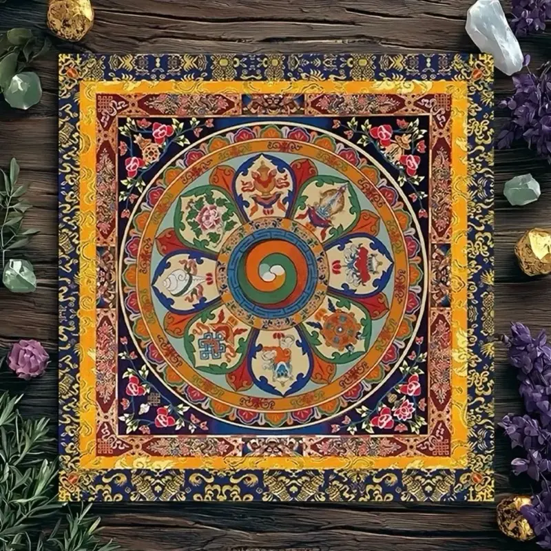 Tibetan Mandala Tarot Reading & Divination Alter Cloth