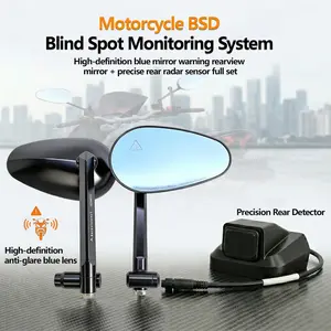 Blind Spot Detection System for Harley Pan America BSD Motorcycle, Waterproof Warning Light, Motorcycle Safety Kit, Side Mirror