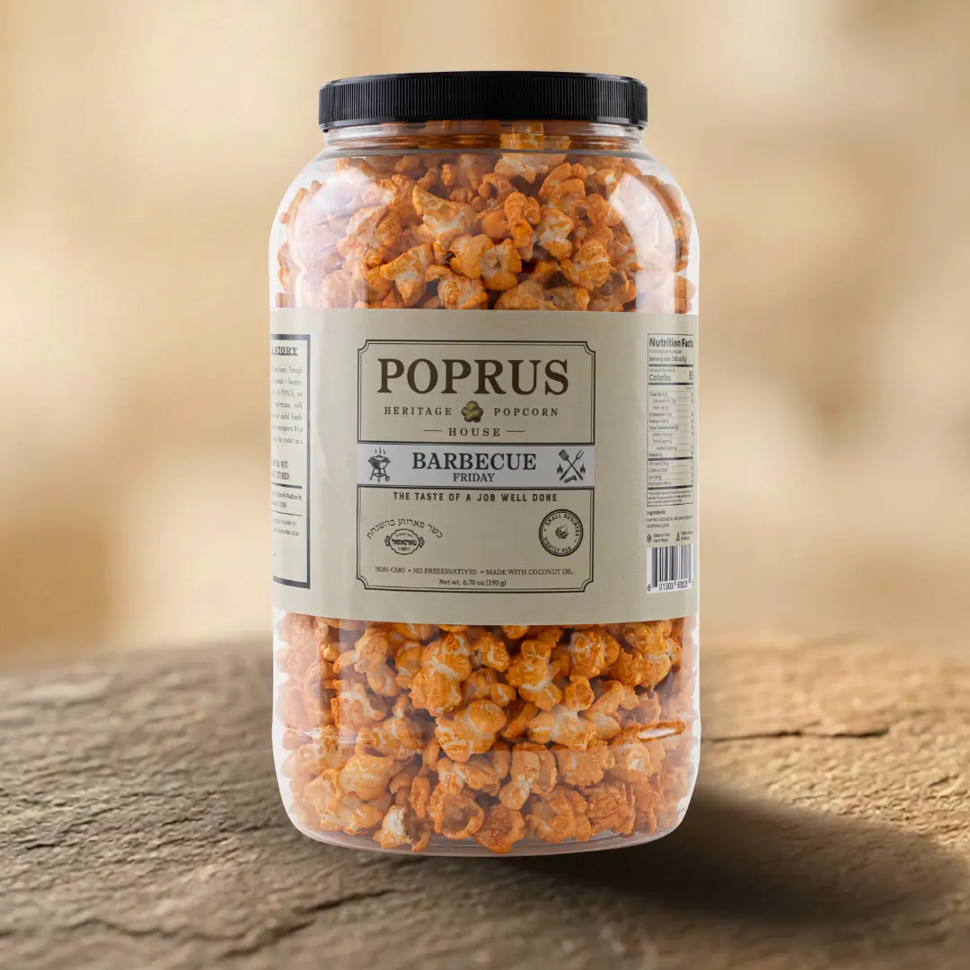 Poprus - Extra Large Barbecue Friday Flavored Popcorn