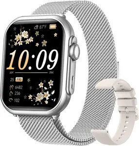 2026 Fashion Smart Watches for Women, Touch Screen Watch, Answer/Make Calls/100+ Sports Modes/Message Reminder, DIY Watch Dials, Wearable Devices, Smart Watches for iPhone/Andriod, Gift for Wife, Girl Friend