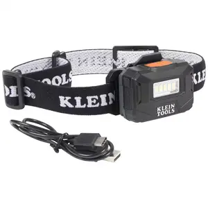 Rechargeable Light Array LED Headlamp with Adjustable Fabric Strap