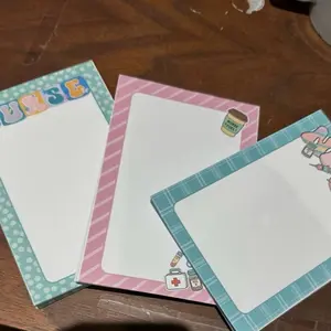 Set of 3 nurse notepads