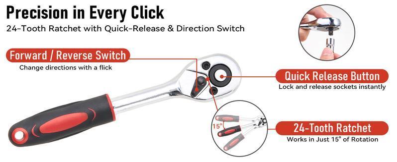 46pcs Car Repair Machinery Tools Set, Household Machinery Tools, Socket Wrench Diy Repair Tool Kit, Ratchet Screwdriver Compatible with Car Repair & Bicycle Repair, Hardware Toolbox Compatible with Auto Repairing & Household, Christmas Gift for Husband 46pcs Car Repair Machinery Tools Set, Household Machinery Tools, Socket Wrench Diy Repair Tool Kit, Ratchet Screwdriver Compatible with Car Repair & Bicycle Repair, Hardware Toolbox Compatible with Auto Repairing & Household, Christmas Gift for Husband