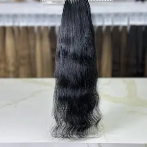 K-tip Slavic hair, colored, wavy 22 inch, 103gr, 203str