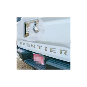 Replacement for Frontier 3D Raised Tailgate Letters CHROME || REGULAR CAB 2022 and 2023