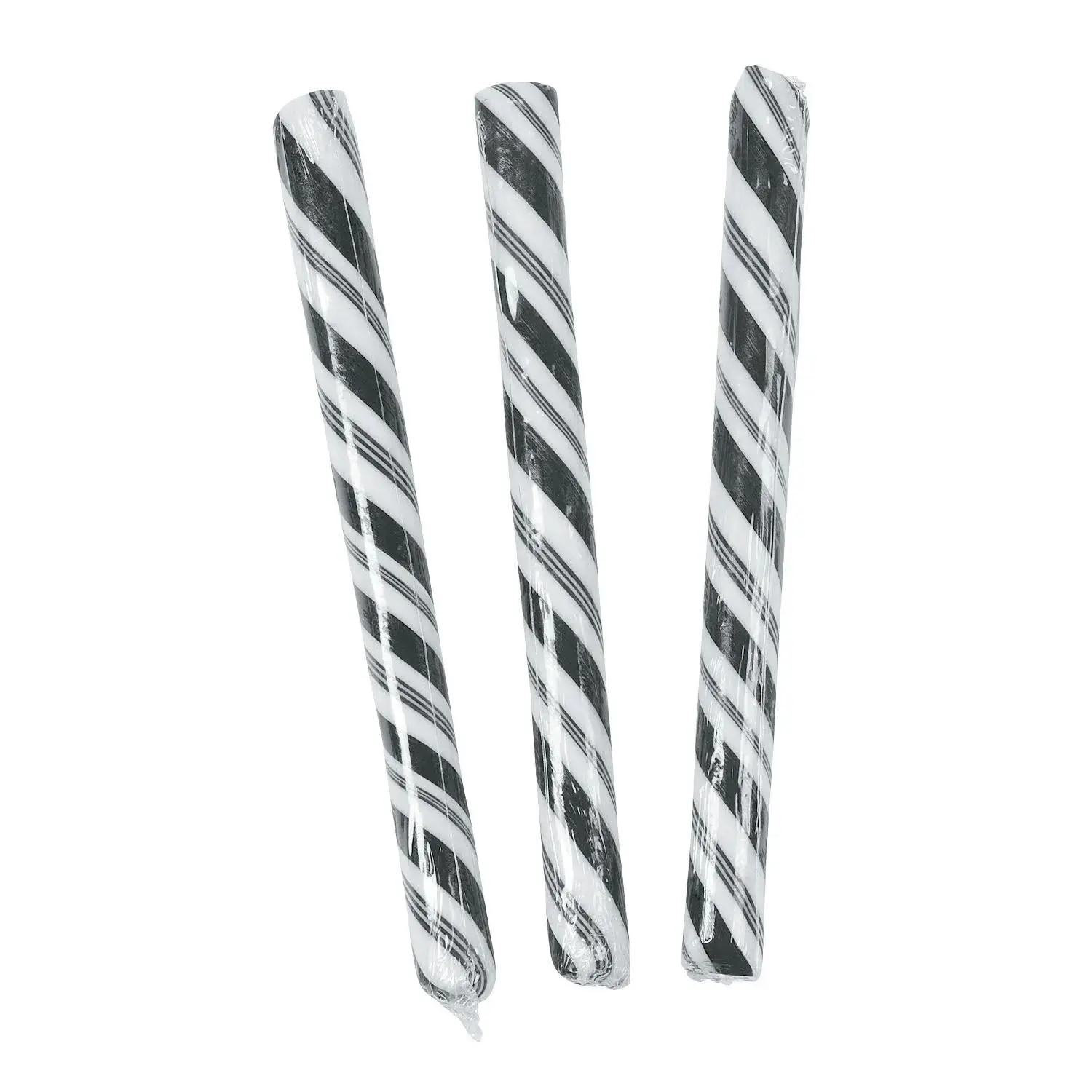 Black Hard Candy Sticks - 80 Pc.