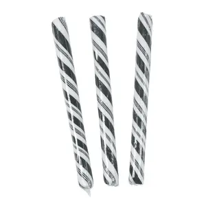 Black Hard Candy Sticks - 80 Pc.