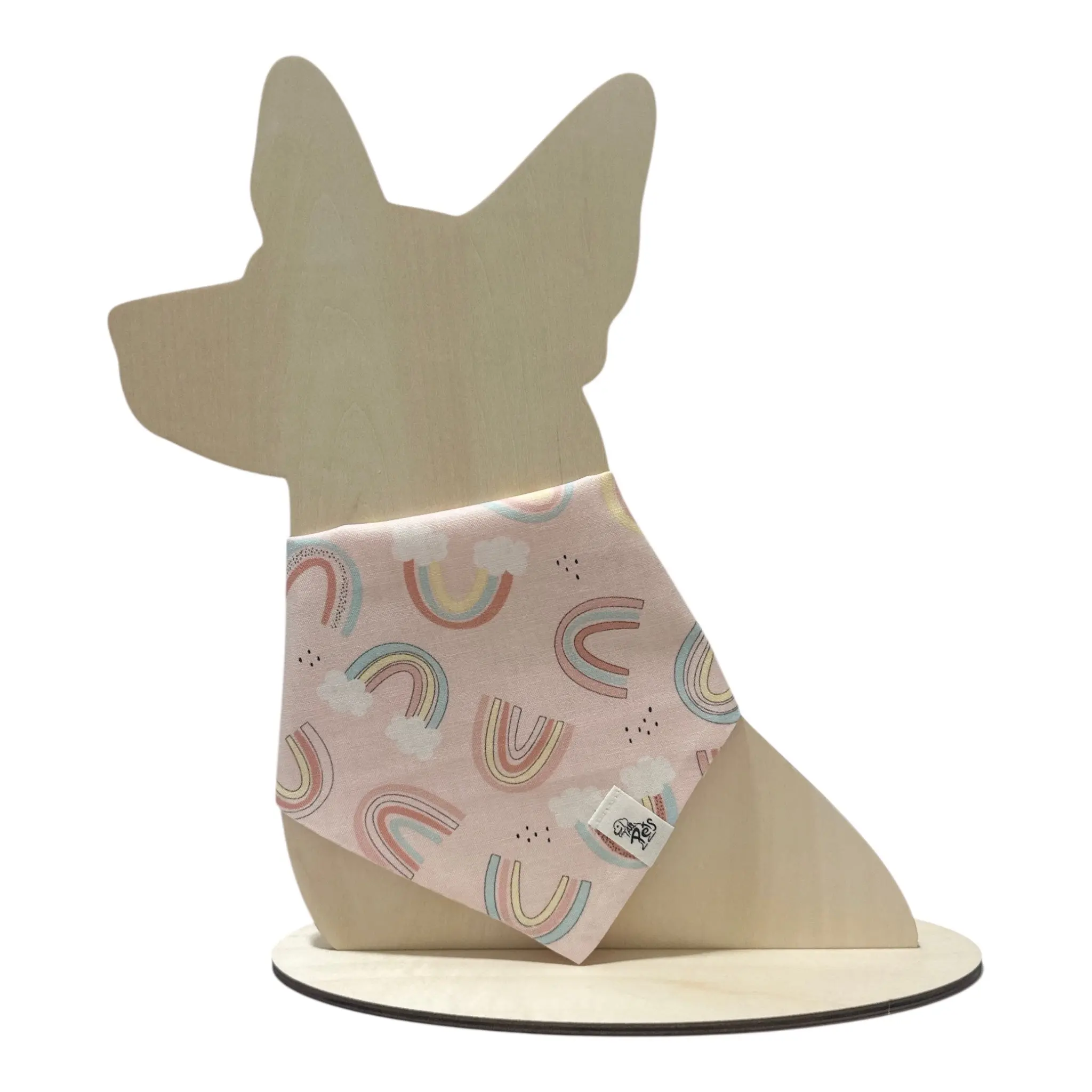 Rainbow Blush Tie-on Bandana