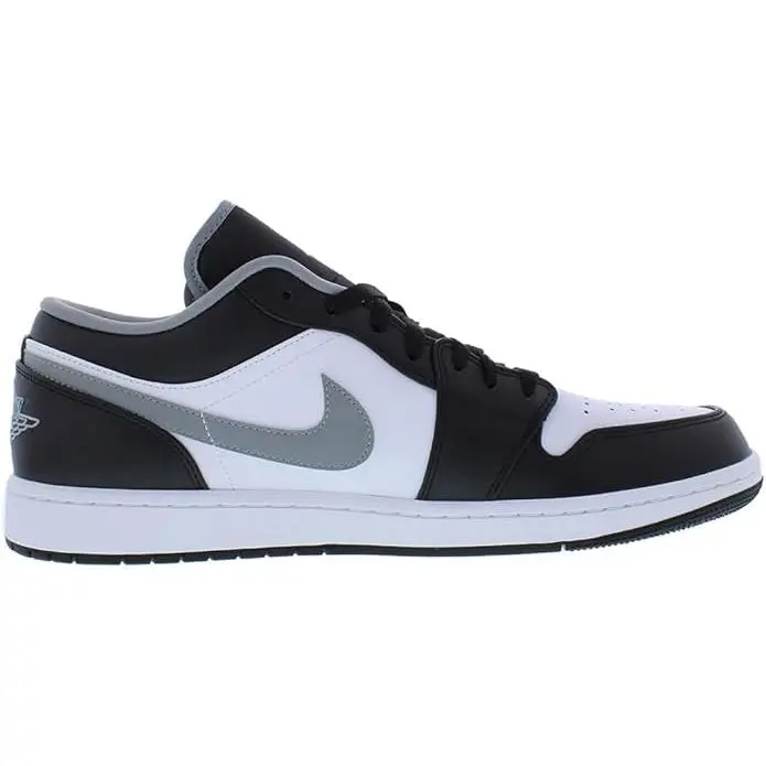 Men's Jordan 1 Low Black/Particle Grey-White (553558 040) Men's Jordan 1 Low Black/Particle Grey-White (553558 040)