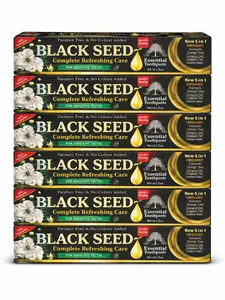 Essential Palace Organic Black Seed Toothpaste 100% Fluoride Free & Vegetable Base (6 pack) 6.5oz