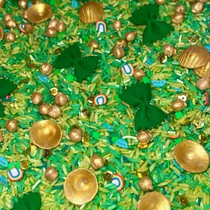 St Patrick’s Day sensory rice - 2 pounds of filler for Sensory bin