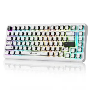 75% Keyboard ATTACK SHARK X82PRO HE Wireless Rapid Trigger Gaming Keyboard Magnetic Switch,Support RT/Snap Tap/DKS/MT/TGL,Self-developed Magnetic Switch,The first ATTACK SHARK Comic Version Keycaps,Up to 8000Hz Polling Rate,5000mAh Long Battery Life