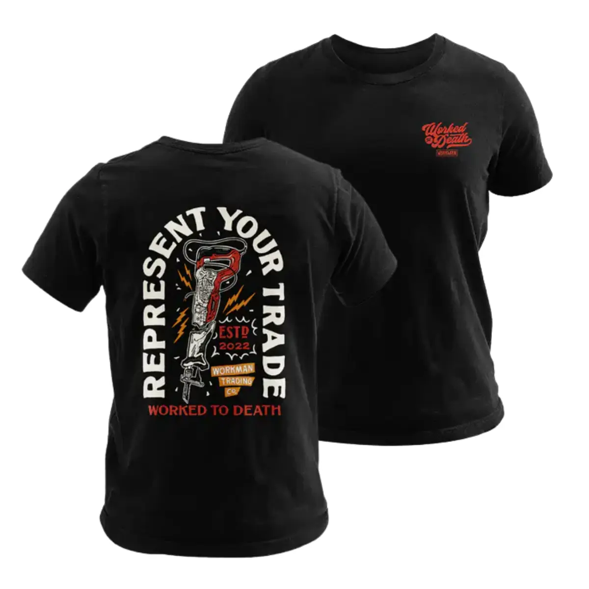 Women's Represent Your Trade Graphic T-Shirt, Soft Cotton with a Comfortable Fit, Durable Workwear for Artisans