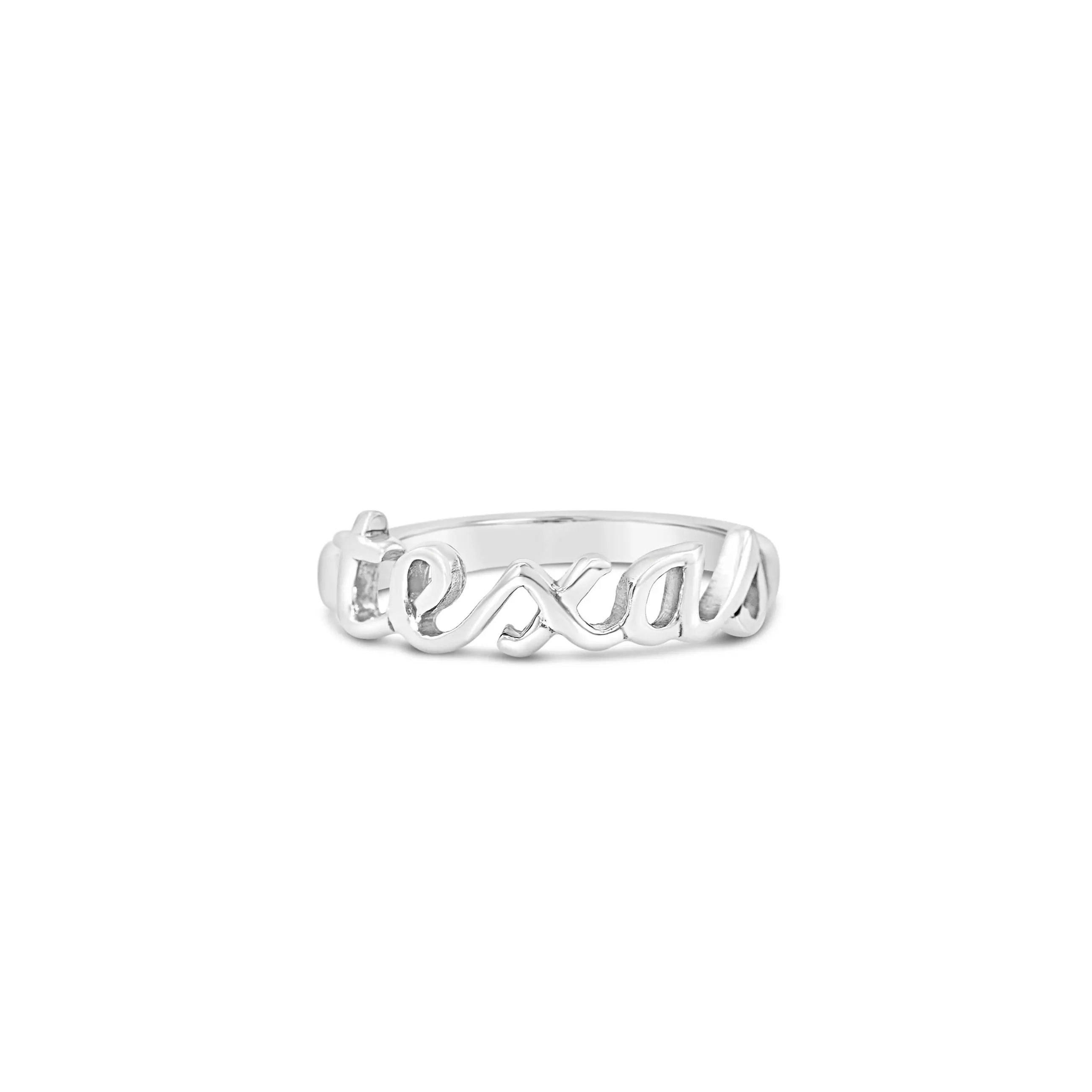 Texas Script Ring RETIRED
