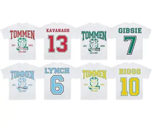 Tommen College Boys of Tommen Tshirt - 2-Sided Bookish Tshirt Kavanagh 13 Gibsie 7 Lynch 6 Biggs 10 Book Lover Gift Gildan Tshirt