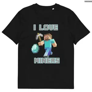 Miners Minecraft Funny T-Shirt, Tee for men, Shirt for women, Idea for Miners Gift, for Boy and Girl , Trendy Vibe Shirt