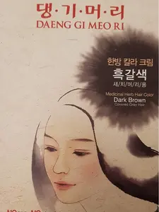 Daeng Gi Meo Ri- Medicinal Herb Hair Color Cream [Dark Brown] Hair Dye Haircare