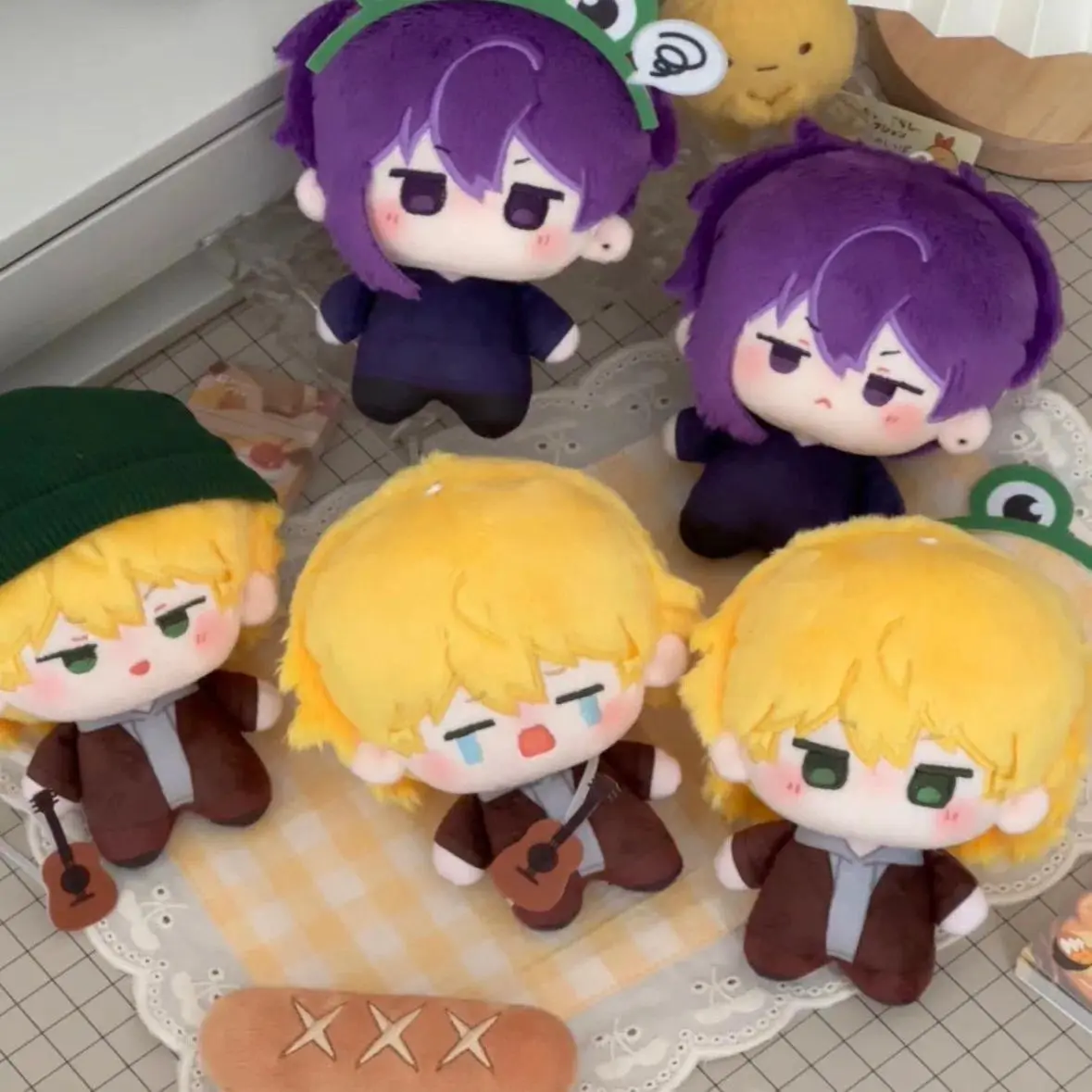 Stardew Valley Sebastian Sam 10cm Printed Nunu Body Cotton Plush Doll Game Character Stuffed Toy For Collection Gift Anime Fans