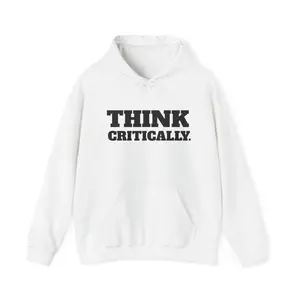 Unisex Heavy Blend Critical Thinker Hoodie - Casual Comfort, Cozy Layer for Everyday