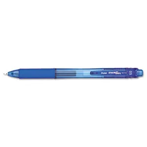Pentel BLN105C EnerGel X Retractable Roller Gel Pen Blue Ink Fine Dozen